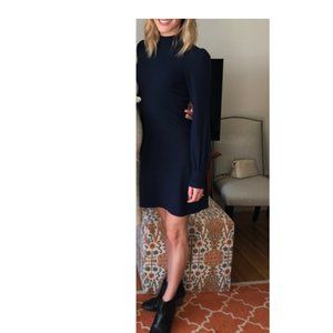 Reformation Navy Cotton Dress